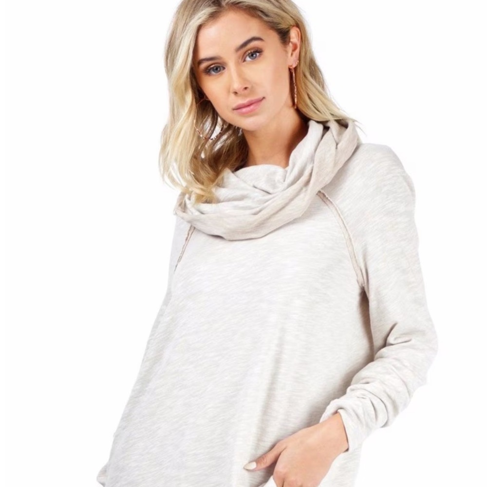 Free People Cocoon Cowl Pullover